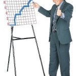 Man with chart